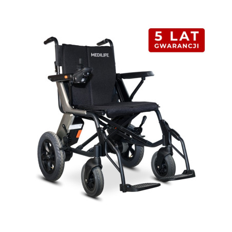 Elektryczny wózek inwalidzki Medilife Luna z certyfikatem lotniczym