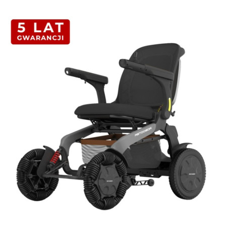 Elektryczny wózek inwalidzki Robooter E60 Pro A - szary