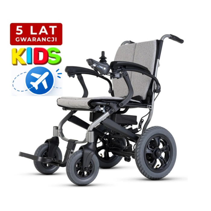 Elektryczny wózek inwalidzki Medilife O2 Kids z certyfikatem lotniczym