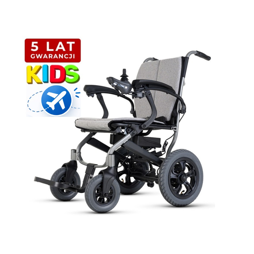 Elektryczny wózek inwalidzki Medilife O2 Kids z certyfikatem lotniczym